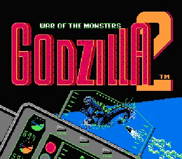 Godzilla 2 - War of the Monsters (USA) screen shot title